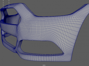 Front Bumper Mustang Custom Modelo 3D