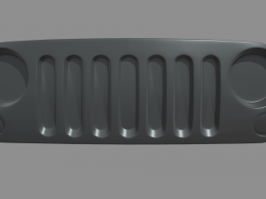 Front Bumper Jeep 3D Model