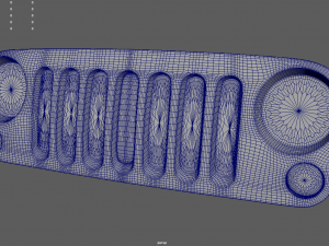 Front Bumper Jeep 3D Model