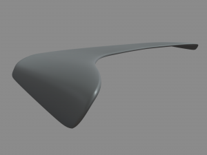 Front Bumper Lip Car 01 3D Model