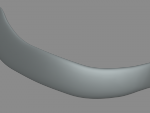 Front Bumper Lip Car 01 3D Model