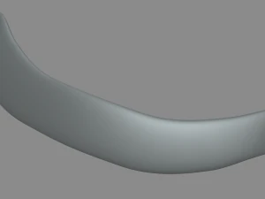 Front Bumper Lip Car 01 3D Model