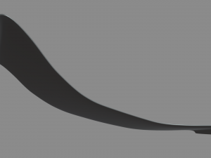 Front Bumper Lip Car 01 3D Model