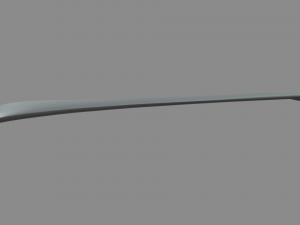 Front Bumper Lip Car 01 3D Model