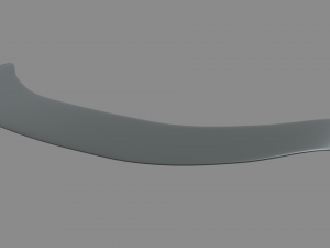 Front Bumper Lip Car 01 3D Model