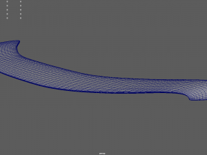 Front Bumper Lip Car 01 3D Model