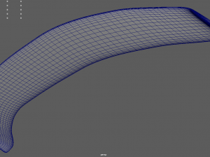 Front Bumper Lip Car 01 3D Model