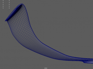 Front Bumper Lip Car 01 3D Model