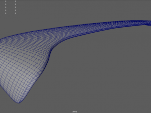 Front Bumper Lip Car 01 3D Model