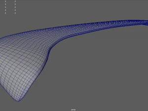 Front Bumper Lip Car 01 3D Model