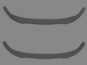 Front Bumper Lip Car 02 3D Модель