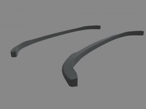 Front Bumper Lip Car 02 3D Модель