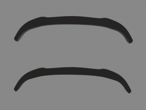 Front Bumper Lip Car 02 3D Модель