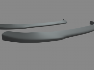 Front Bumper Lip Car 02 3D Модель