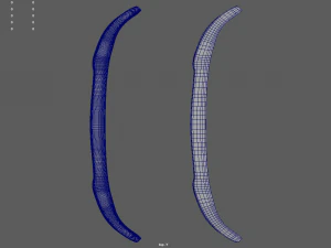 Front Bumper Lip Car 02 3D Model