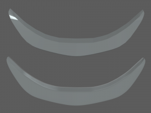 Front Bumper Lip Car 03 Model 3D