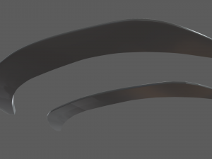 Front Bumper Lip Car 03 Model 3D