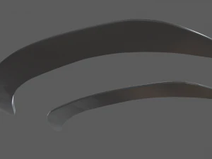 Front Bumper Lip Car 03 3D Model