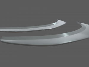 Front Bumper Lip Car 03 Model 3D