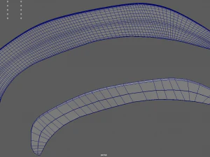 Front Bumper Lip Car 03 3D Model