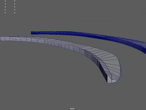 Front Bumper Lip Car 03 3D Model