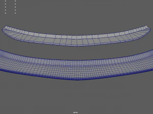 Front Bumper Lip Car 03 3D Model