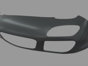Front Bumper Mazda RX7 Custom 3D Model