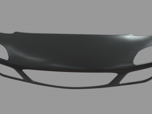 Front Bumper Mazda RX7 Custom Modelo 3D