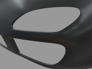 Front Bumper Mazda RX7 Custom Modelo 3D