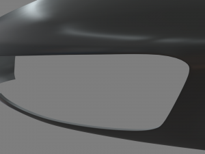 Front Bumper Mazda RX7 Custom Modelo 3D