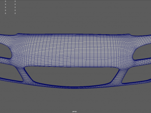 Front Bumper Mazda RX7 Custom Modelo 3D