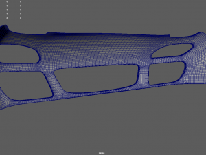 Front Bumper Mazda RX7 Custom Modelo 3D
