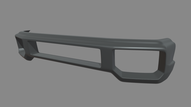 Front Bumper Mercedes Benz AMG G 63 3D मॉडल .c4d .max .obj .3ds .fbx .stl .blend 