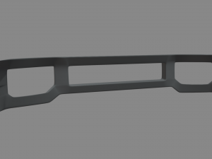Front Bumper Mercedes Benz AMG G 63 3D मॉडल