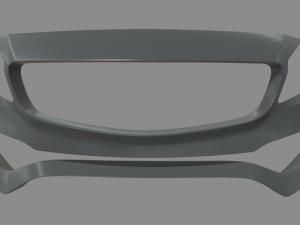 Front Bumper Mercedes Benz Modèle 3D