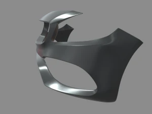 Front Bumper Mercedes Benz 3D Model