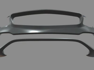 Front Bumper Mercedes Benz 3D Model
