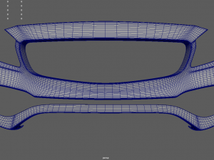Front Bumper Mercedes Benz Modèle 3D
