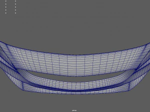 Front Bumper Mercedes Benz 3D Model