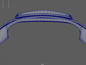 Front Bumper Mercedes Benz 3D Model