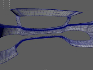 Front Bumper Mercedes Benz 3D Model