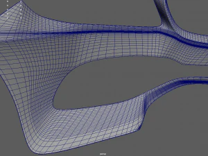 Front Bumper Mercedes Benz 3D Model