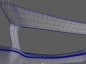 Front Bumper Mercedes Benz 3D Model