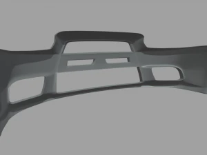 Front Bumper Mitsubishi Lancer Evolution 3D Model