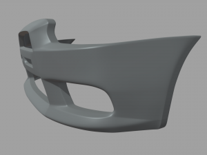 Front Bumper Mitsubishi Lancer Evolution Model 3D