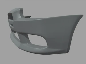 Front Bumper Mitsubishi Lancer Evolution 3D Model