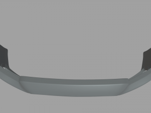 Front Bumper Mitsubishi Lancer Evolution Model 3D