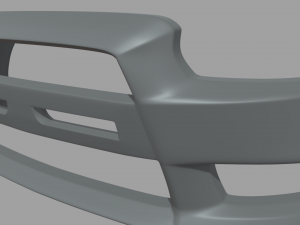 Front Bumper Mitsubishi Lancer Evolution Model 3D