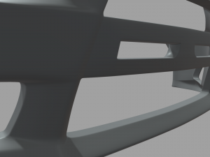 Front Bumper Mitsubishi Lancer Evolution Model 3D