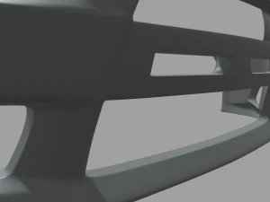 Front Bumper Mitsubishi Lancer Evolution 3D Model